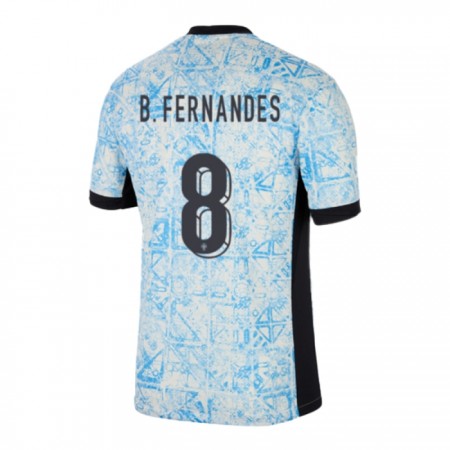 Portugalsko B. Fernandes 8 Venkovní ME 2024 - Fotbalové Dresy (S/S) Portugalsko B. Fernandes 8 Venkovní ME 2024 - Fotbalové Dresy (S/S)